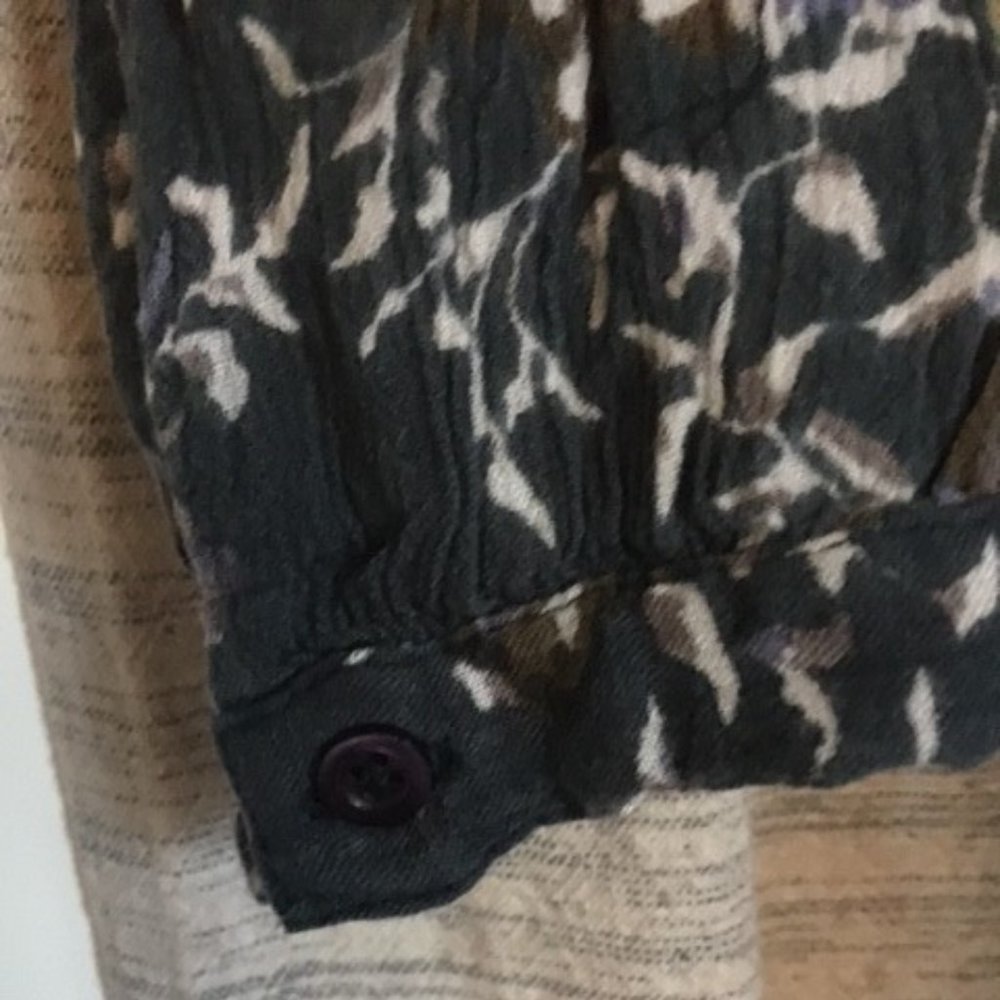 Kaffe Danish Design Anneli Floral Tunic Long Sleeve Peasant Top - Picture 7 of 13